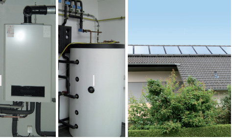 Gasheizung Buderus-Heizmeister PlusPaket Gas + Solaranlage