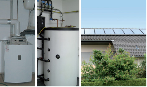 Ölheizung Buderus-Heizmeister PlusPaket Öl + Solaranlage